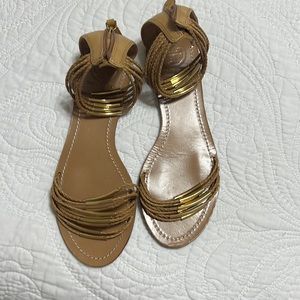 Tory Burch sandals.